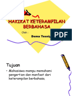 MD1 Hakikat Keterampilan Berbahasa