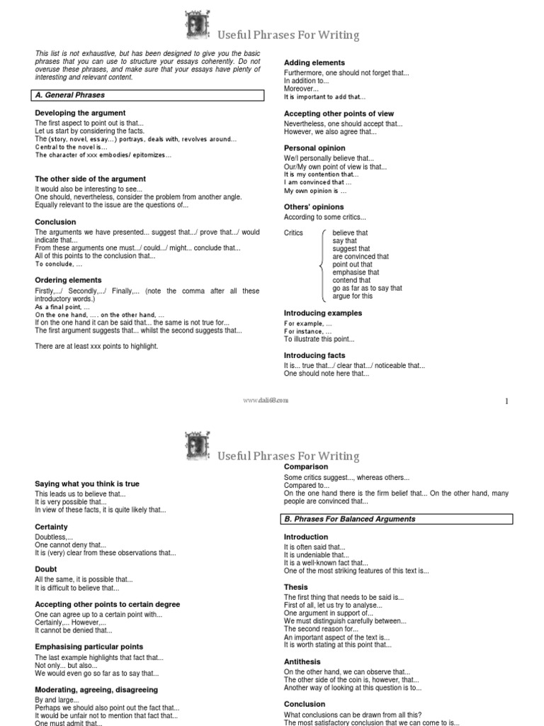 Verb phrase structure image