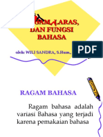 1.2 RAGAM, LARAS,  FUNGSI BHS.