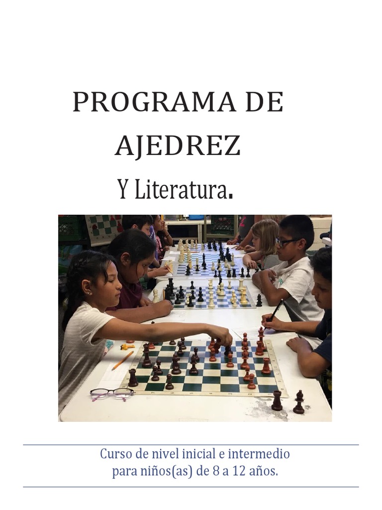 Proyecto de Ajedrez Escolar Infantil | PDF | Aperturas de ajedrez | Ajedrez