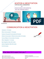 RICS APC Communication & Negotiation Skills