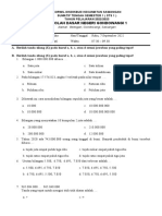 Naskah Soal PTS Semester 1 Kelas 4 - Matematika