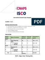 ISCO Exam Patteren