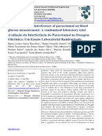 Evaluation of The Interference of Paracetamol On Blood Glucose Measurement: A Randomized Laboratory Trial