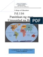 Modyul 123 New Normal Panitikan NG Mga Umuunlad Na Bansa Fil.116