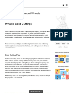 What Is Cold Cutting