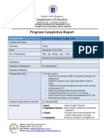 Completion Report INSET