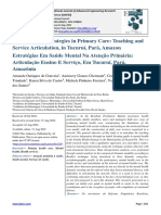 Mental Health Strategies in Primary Care: Teaching and Service Articulation, in Tucuruí, Pará, Amazon