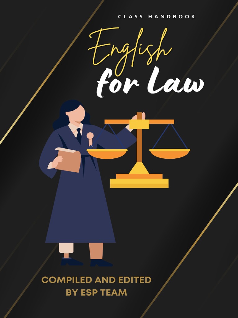 English Handbook for Law PDF Judge Verb