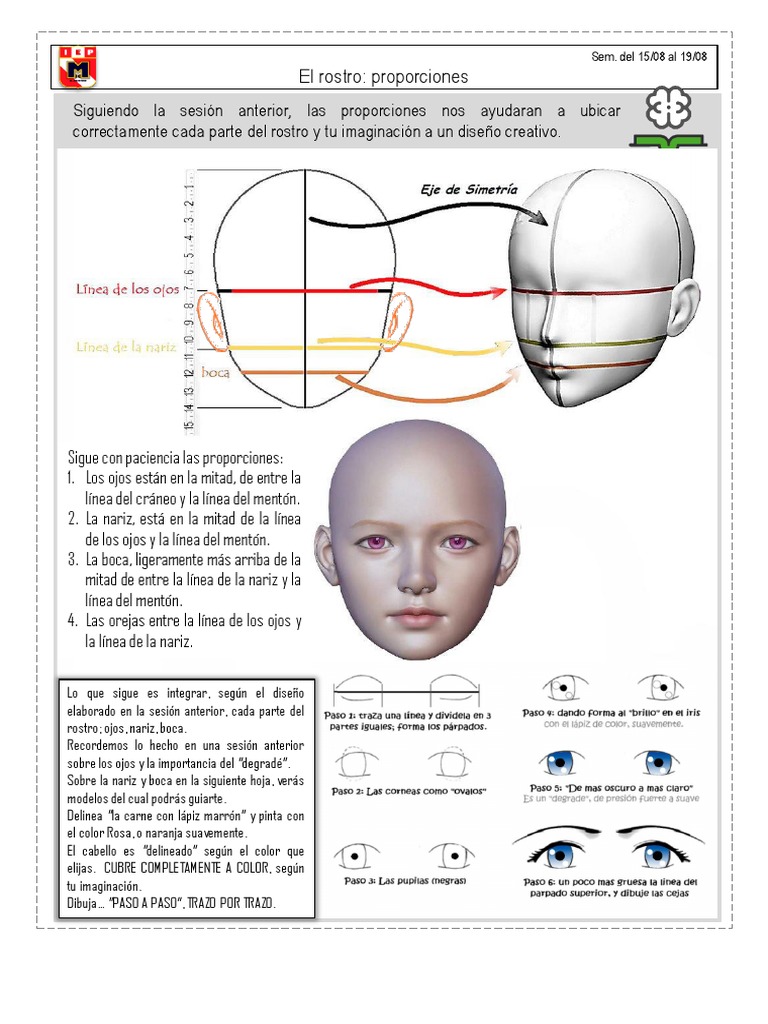2 - Sesión 19 - Proporciones Del Rostro y Final | PDF | Artes del ...