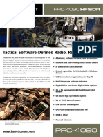 Barrett PRC-4090 HF SDR Transceiver Brochure English