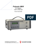 Futronic PC Report Software Manual