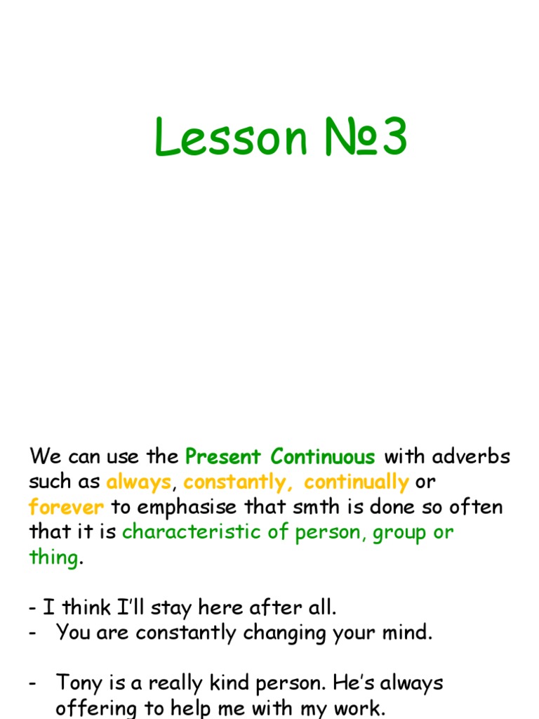 Lesson 3 | PDF