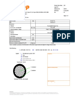 Product data sheet: 600/1000V cable