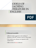 Dokumen - Tips Models of Teaching Literature in English