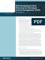 OneIdentity - Risk Management Best Practices For Privileged Access Management White Paper 27772