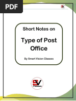 Type of Post Office by Smart Vision Classes