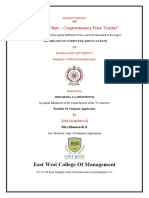 "Cryptochart - Cryptocurrency Price Tracker": East West College of Management