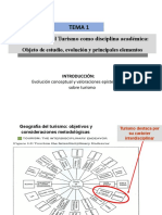 TEMA 1 - Geografía Del Turismo. Parte I