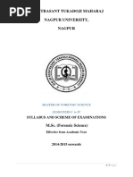 M.Sc. Forensic Sem I and II, III, IVSyllabus 2014-2015