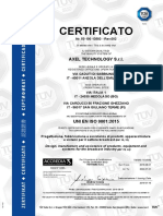 Certificato Tuv Iso 9001 - Scad. 31 - 07 - 22