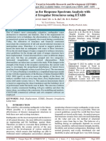 Diagrid Systems For Response Spectrum Analysis With Regular and Irregular Structures Using ETABS