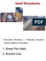 Temporary Structures for Excavation Support