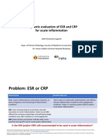 Adhi K. Sugiani, DR., SP - PK (K), M.kes - Diagnostic Value of ESR in Detection of Acute Inflamation - 06082022