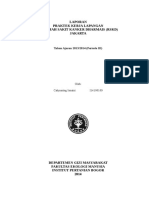 Laporan Praktek Kerja Lapangan Di Rumah Sakit Kanker Dharmais (RSKD) Jakarta