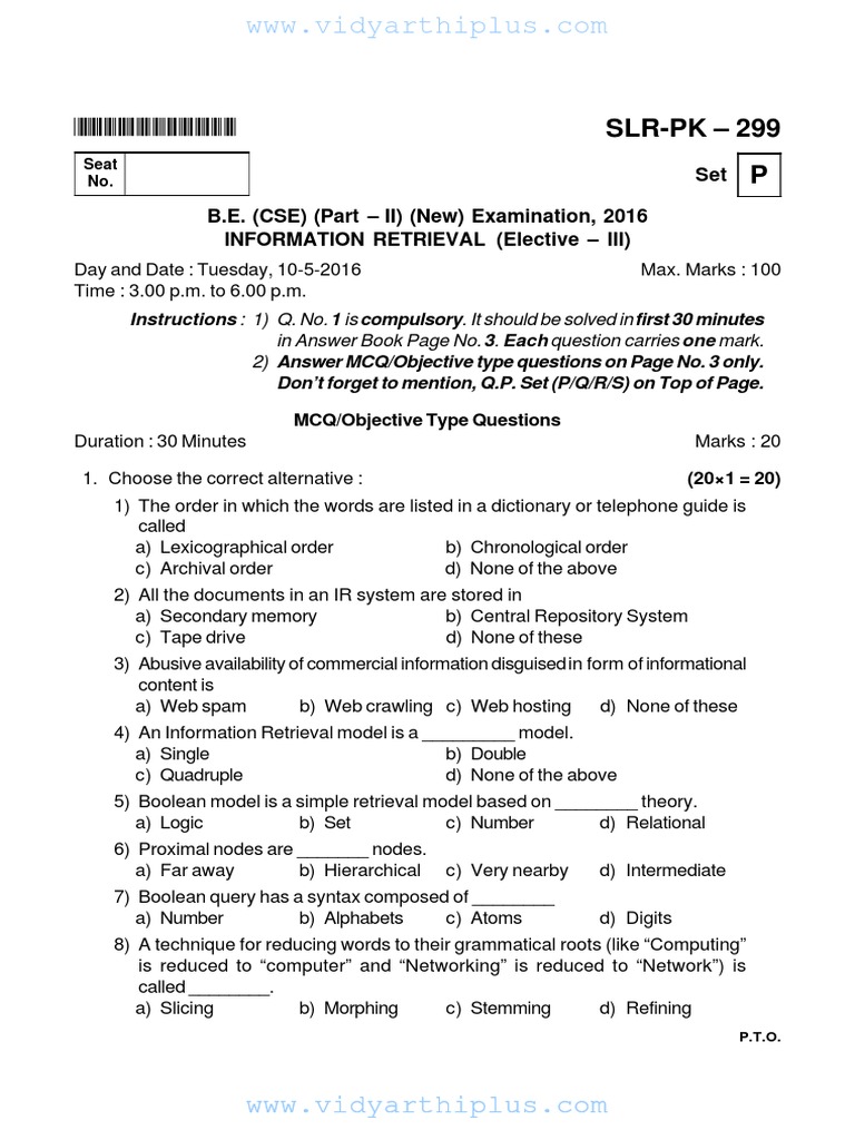 Information Retrieval Systems An Examination Of Key Concepts And