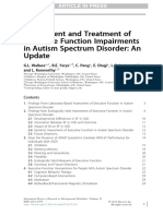 Assessment and Treatment of Executive Function Impairments in Autism Spectrum Disorder: An Update