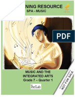 Q1 Grade7 Music and The Integrated Arts