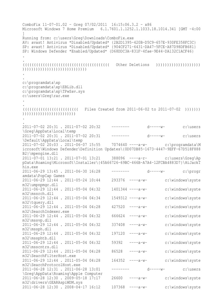 Combo Fix Windows Xp Microsoft Windows