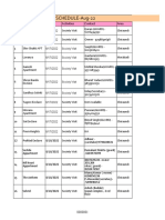 CApdeal Activity Schedule