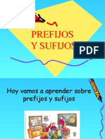 Sufijos y Prefijos