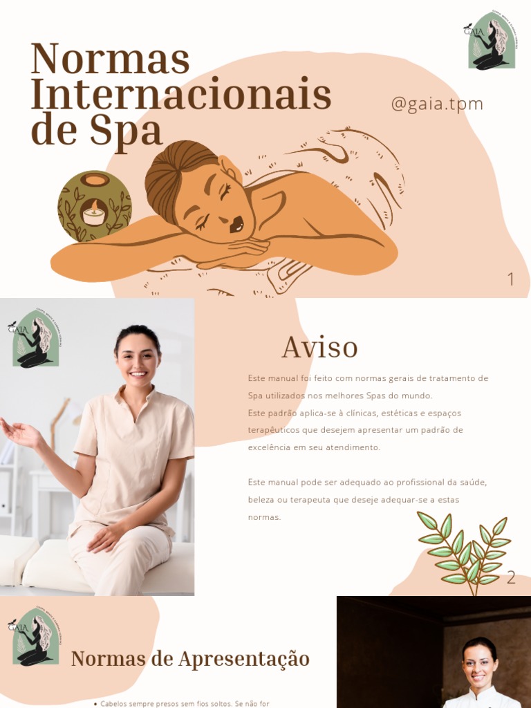 Normas de Atendimento em Spas | PDF | Massagem