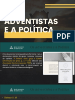 Os Adventistas e a Política Partidária