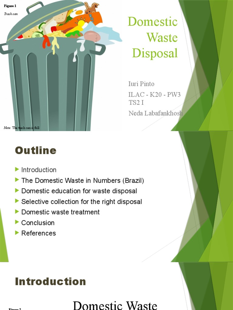 Domestic Waste Disposal PDF Waste Waste Management