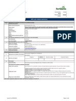 Fertilizante NPK MSDS