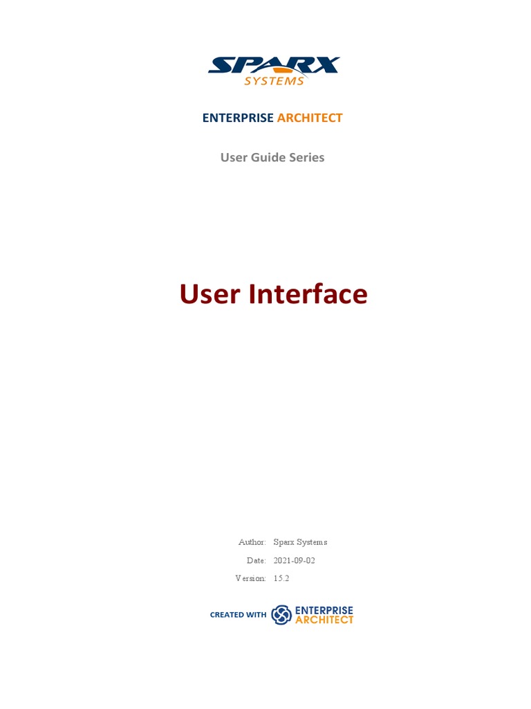 Enterprise Architect User Interface | PDF