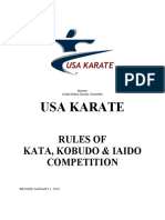 USA KARATE KATA RULES Revised January 1 2019