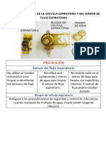 Lavado Del Bloque de La Válvula Espiratoria y Del Sensor de Flujo Espiratorio