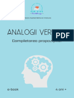 Analogii Verbale - Ebook Gratuit