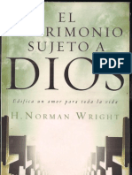 El MATRIMONIO SUJETO A DIOS-H. Norman Wright