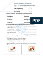 Clasificacion Semantica - La Oracion