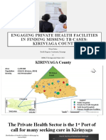 Engaging Private Health Providers for TB care and Prevention in Kirinyaga, Kenya_Esbon