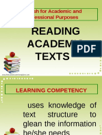 Structure of Academic Texts