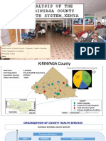 Analysis of The Kirinyaga County Health System - Esbon - Gakuu