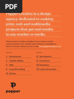 Pepper Creative Brochure