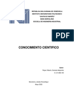 Conocimiento Cientifico